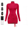 Bodycon Dress with Adjustable Drawstring