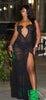 Morticia Mesh Maxi Dress