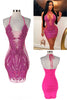 Pretty in Pink Rhinestone Dress