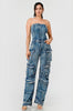 jada Denim Cargo jumpsuit